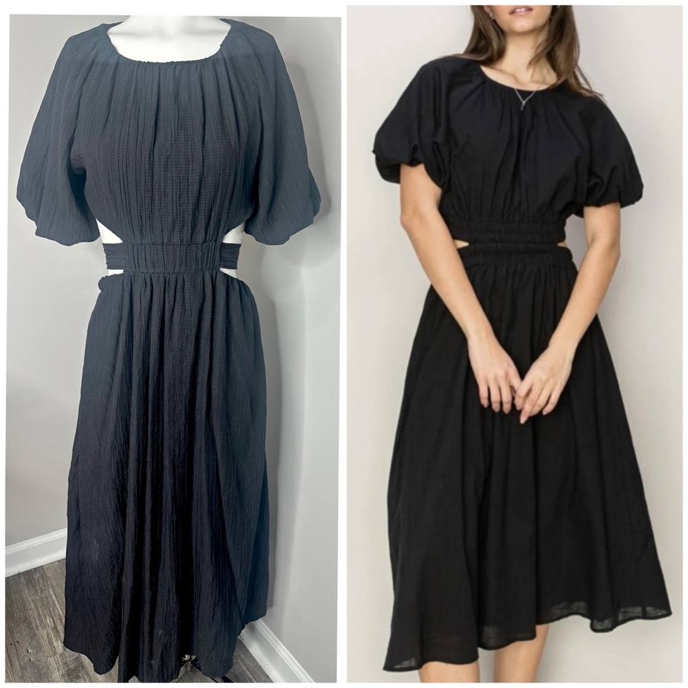 HYFVE  Black Midi Dress- NWT-small